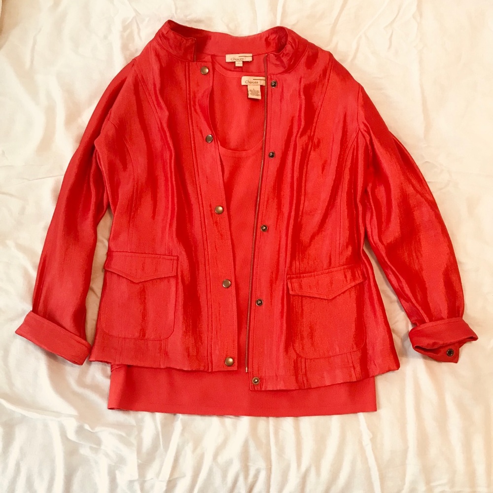 Beautiful 2 piece top/jacket set